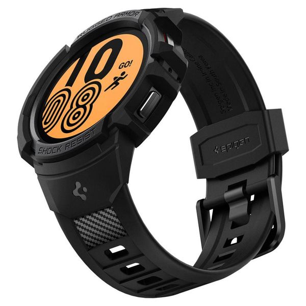 Чохол та ремінець Spigen для Galaxy Watch 4/5 (44mm) Rugged Armor "PRO" 2 in1 Black (ACS05394) ACS05394 фото