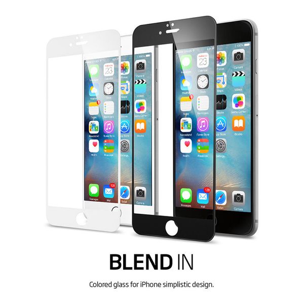Захисне скло Spigen для iPhone 6S / 6 Full Cover, Black (SGP11589) SGP11589 фото
