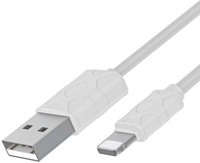 Кабель USB Baseus Yaven to Lightning 1м, White (CALUN-02) 247550 фото