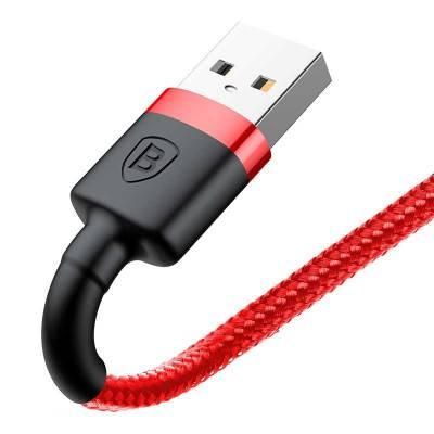 Кабель USB Baseus Cafule Type-C 3A 0.5m, Red (CATKLF-A09) 278165 фото