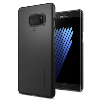 Чехол Spigen для Samsung Note 7 Thin Fit, Black (562CS20395) 562CS20395 фото
