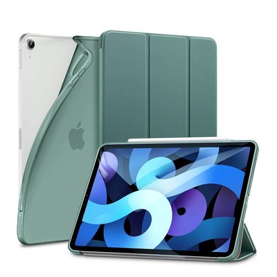 Чехол ESR для Apple iPad Air 5 (2022) і 4 (2020) Rebound Slim, Forest Green 123164 фото