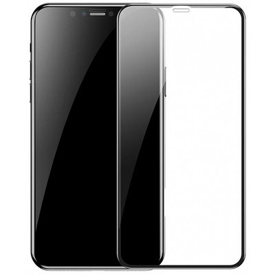 Защитное стекло Baseus для iPhone XR Full coverage curved, Black (SGAPIPH61-KC01) SGAPIPH61-KC01 фото
