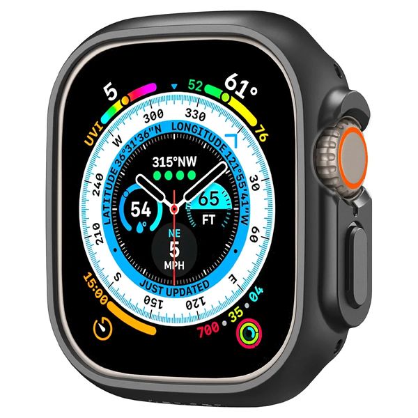Чохол Spigen для Apple Watch Ultra (49mm) - Thin Fit, Black (ACS05458) ACS05458 фото