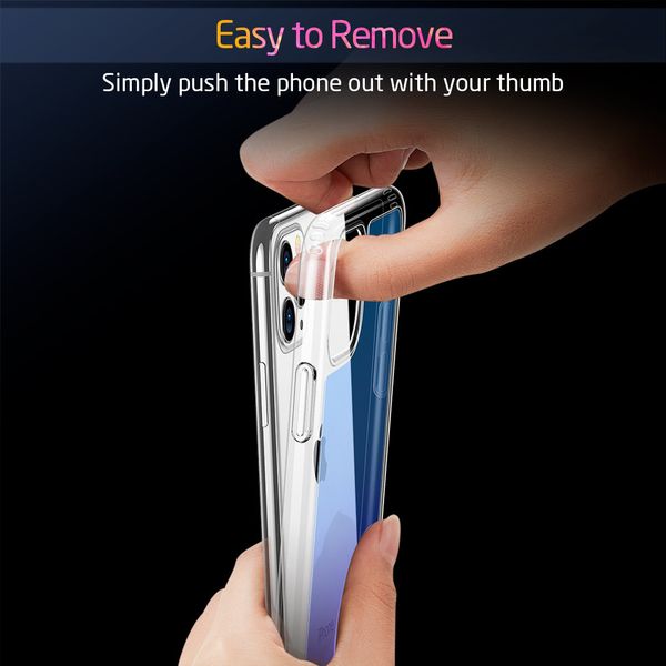 Чехол ESR для iPhone 11 Pro Max Mimic Tempered Glass, Blue+Purple (3C01192420201) 92224 фото