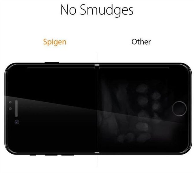 Защитное стекло Spigen для iPhone 7/8/SE(2020/2022) - Glas.tR Full Cover (2 шт), Black (AGL01315) AGL01315 фото