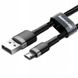 Кабель USB Baseus Cafule Micro 2.4A 0.5M, Gray+Black (CAMKLF-AG1) 280304 фото 3