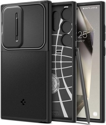 Чехол Spigen для Samsung Galaxy S24 Ultra - Optik Armor, Black (ACS07313) ACS07313 фото