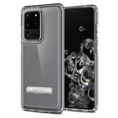 Чохол Spigen для Samsung Galaxy S20 Ultra серії Ultra S Hybrid, Crystal Clear (ACS00715) ACS00715 фото