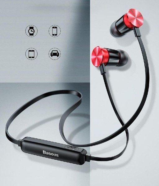 Навушники Bluetooth Baseus Sports Encok Earphone S07, Red+Black (NGS07-19) 271371 фото