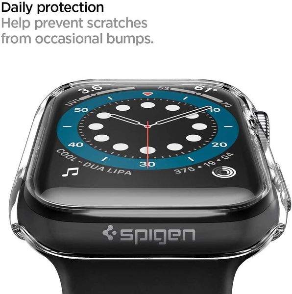 Чохол Spigen для Apple Watch SE/6/5/4 (44 mm) Thin Fit, Crystal Clear (ACS02814) ACS02814 фото