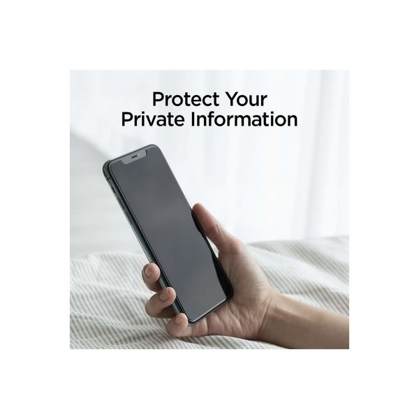 Захисне скло Spigen для iPhone 11 /XR (1 шт.) — (Антишпіон) Privacy, Align (AGL00103) AGL00103 фото