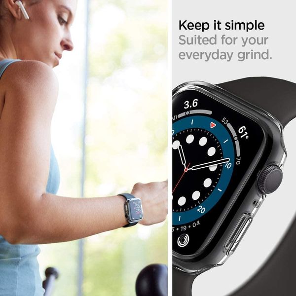 Чохол Spigen для Apple Watch SE/6/5/4 (44 mm) Thin Fit, Crystal Clear (ACS02814) ACS02814 фото