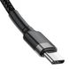 Кабель USB Baseus Cafule Type-C 3A 2m, Black+Gray (CATKLF-HG1) 285231 фото 3