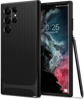Чохол Spigen для Samsung Galaxy S22 Ultra (Пошкоджена упаковка) - Neo Hybrid, Матовий чорний (ACS03925) ACS03925 фото