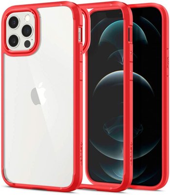 Чохол Spigen для iPhone 12/12 Pro — Ultra Hybrid, RED (ACS01704) ACS01704 фото