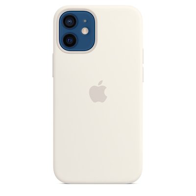 Чехол Apple для iPhone 12 mini Silicone Case with MagSafe White (MHKV3ZE/A) 168769 фото