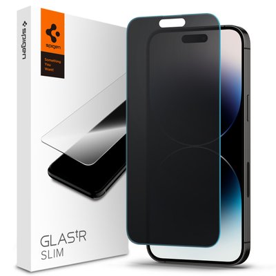 Защитное стекло Spigen для iPhone 14 Pro - (Антишпион) GLAS.tR Slim ™ Privacy (AGL05223) AGL05223 фото