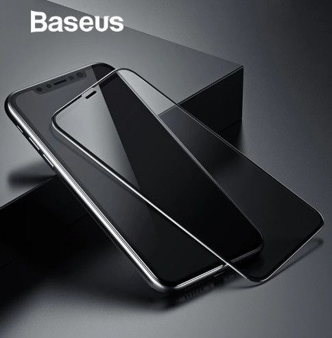 Захисне скло Baseus для iPhone XS Max Rigid-Edge Anti-Spy, Black (SGAPIPH65-ATG01) 279360 фото