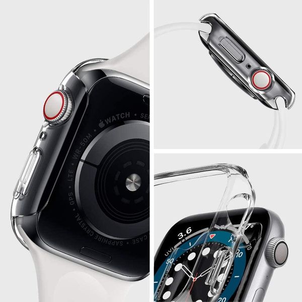 Чохол Spigen для Apple Watch SE/6/5/4 (40 mm) Thin Fit, Crystal Clear (ACS02815) ACS02815 фото