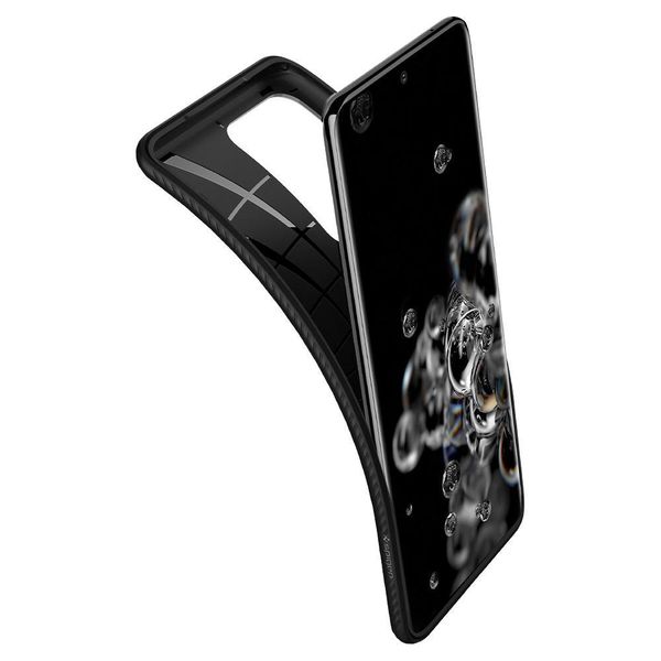 Чохол Spigen для Samsung Galaxy S20 Ultra, Liquid Air, Matte Black (ACS00712) ACS00712 фото