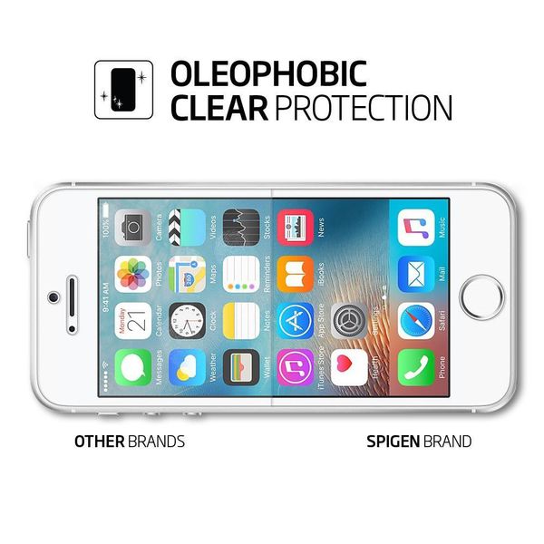 Захисна плівка Spigen для iPhone SE/5S/5 (041FL20165) + Безкоштовна поклейка 041FL20165 фото
