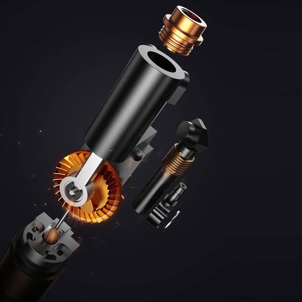 Автомобільний насос компресор Baseus Energy Source Inflator Pump, Black (CRNL040001) 602543 фото