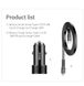 АЗУ Baseus Car Charger Small Screw Series 2xUSB 3.4A + Lightning Cable, Black (TZXLD-A01) 271401 фото 2