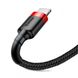 Кабель USB Baseus Kevlar to Lightning 0.5м, Red+Black (CALKLF-A19) CALKLF-A19 фото 2