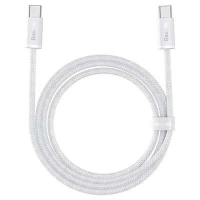 Кабель Baseus Dynamic Series Fast Charging Data Cable Type-C to Type-C 100W 1m, White (CALD000202) 601980 фото