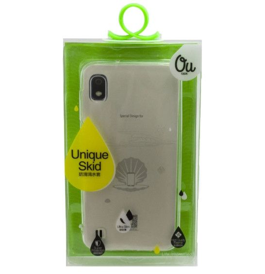 Чохол Ou Case для Samsung Galaxy A10E Unique Skid Silicone, Transparent 1202202696 фото