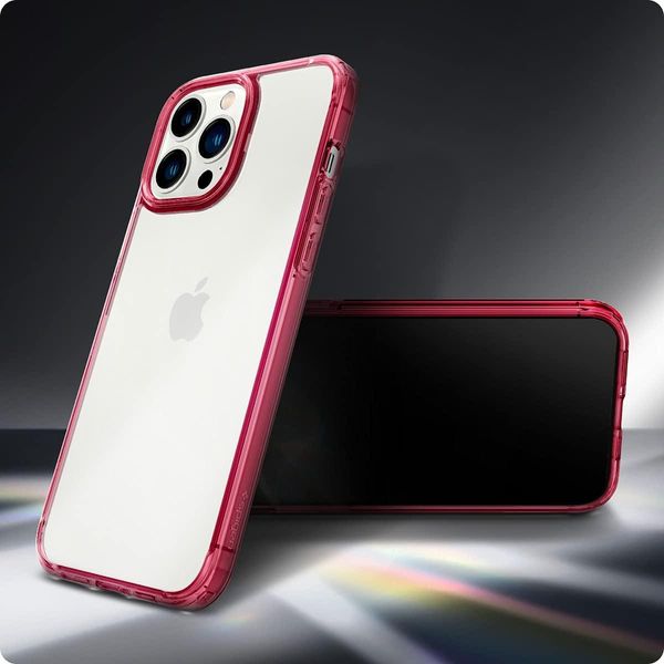 Чохол Spigen для iPhone 13 Pro (6.1") — Ultra Hybrid, Red Crystal (ACS03263) ACS03263 фото