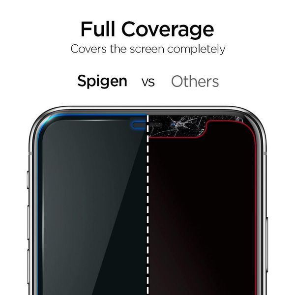 Захисне скло Spigen для iPhone 11 / XR Glas.tR AlignMaster (1 шт.) Black (AGL00106) AGL00106 фото