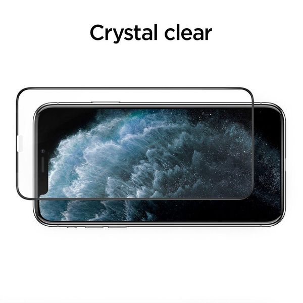 Захисне скло Spigen для iPhone 11 / XR Glas.tR AlignMaster (1 шт.) Black (AGL00106) AGL00106 фото