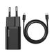 Сеть ЗУ Baseus Super Si Quick Charger 20W+Cable Type-C to iP 1m, Black (TZCCSUP-B01) 230057 фото 1