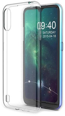 Чохол Ou Case для Samsung Galaxy A01 Unique Skid Silicone, Transparent 1202224239 фото