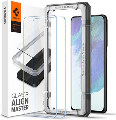 Захисне скло Spigen Samsung Galaxy S21 FE - ALIGNmaster (2 шт), Clear (AGL03088) AGL03088 фото