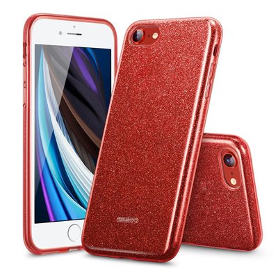 Чехол ESR для iPhone SE 2022/ 2020/ 8/ 7 - Makeup Glitter, Red (3C01194870301) 103395 фото