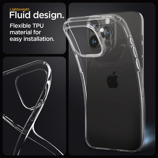 Чохол Spigen для iPhone 15 Pro - Liquid Crystal, Crystal Clear (ACS06699) ACS06699 фото