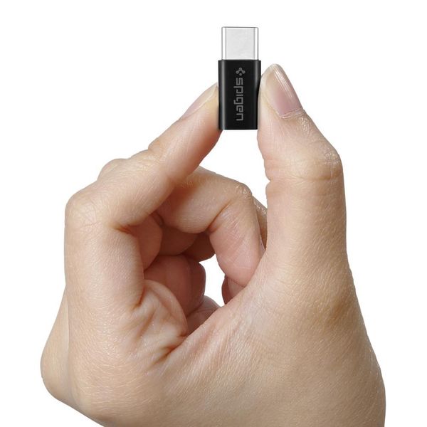 Адаптер Spigen Essential CAMC2 Micro-USB to USB-C (000AD20792) 000AD20792 фото