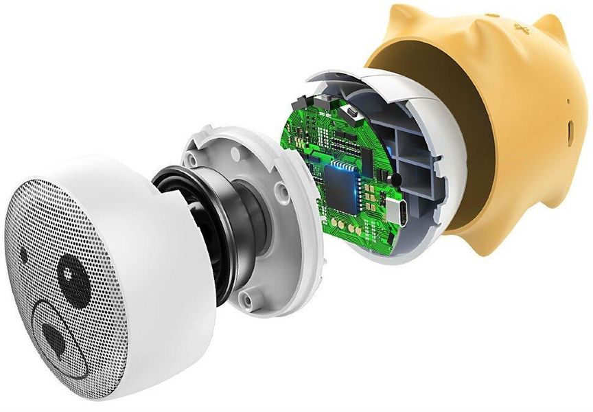 Bluetooth-колонка Baseus Dogz Wireless Speaker E06, Yellow (NGE06-0Y) 271890 фото