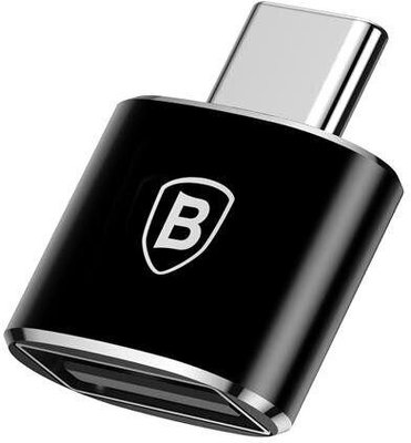 Адаптер-перехідник Baseus USB Male To Type-C Male, Black (CATOTG-01) CATOTG-01 фото