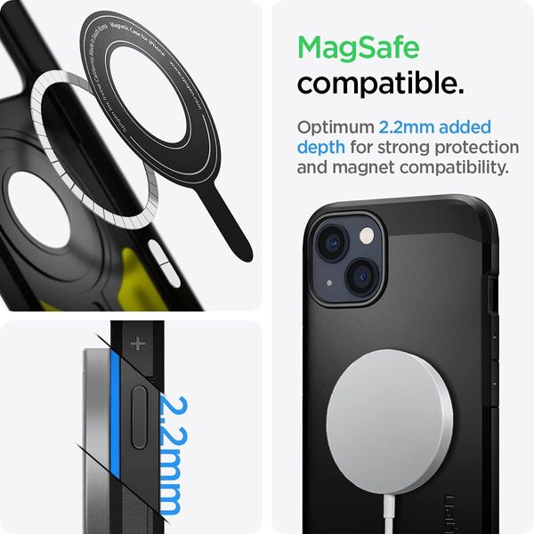 Чехол Spigen для iPhone 13 - Tough Armor MAG (MagSafe), Black (ACS03542) ACS03542 фото