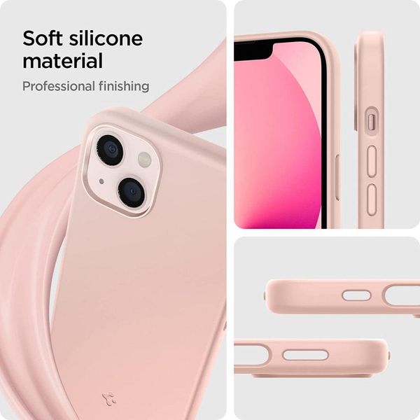 Чохол Spigen для iPhone 13 mini — Silicone Fit, Pink (ACS03900) ACS03900 фото