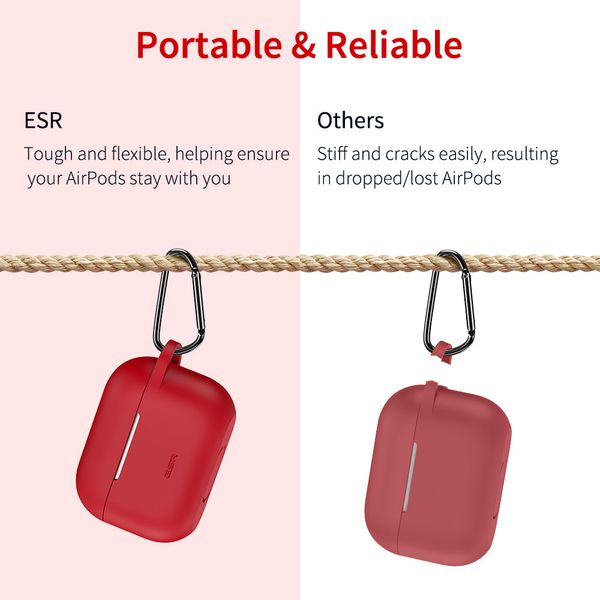 Чехол ESR для Apple AirPods Pro Bounce Series, Red (3C15190350301) 105139 фото