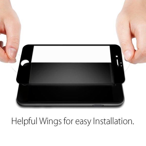 Защитное стекло Spigen для iPhone 8 / 7 Full Cover, Black (042GL20425) 042GL20425 фото
