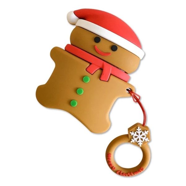 Чохол для AirPods 2/1 series, Christmas Cookie 3D, силіконовий 1145566169 фото