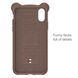 Чехол Baseus для iPhone XR Bear Silicone Case, Brown (WIAPIPH61-BE08) WIAPIPH61-BE08 фото 3