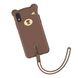 Чохол Baseus для iPhone XR Bear Silicone Case, Brown (WIAPIPH61-BE08) WIAPIPH61-BE08 фото 1