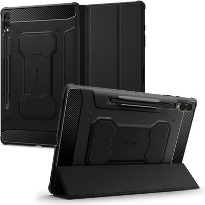Чехол Spigen для Samsung Galaxy Tab S9 Plus (12.4") - Rugged Armor PRO, Black (ACS06539) ACS06539 фото